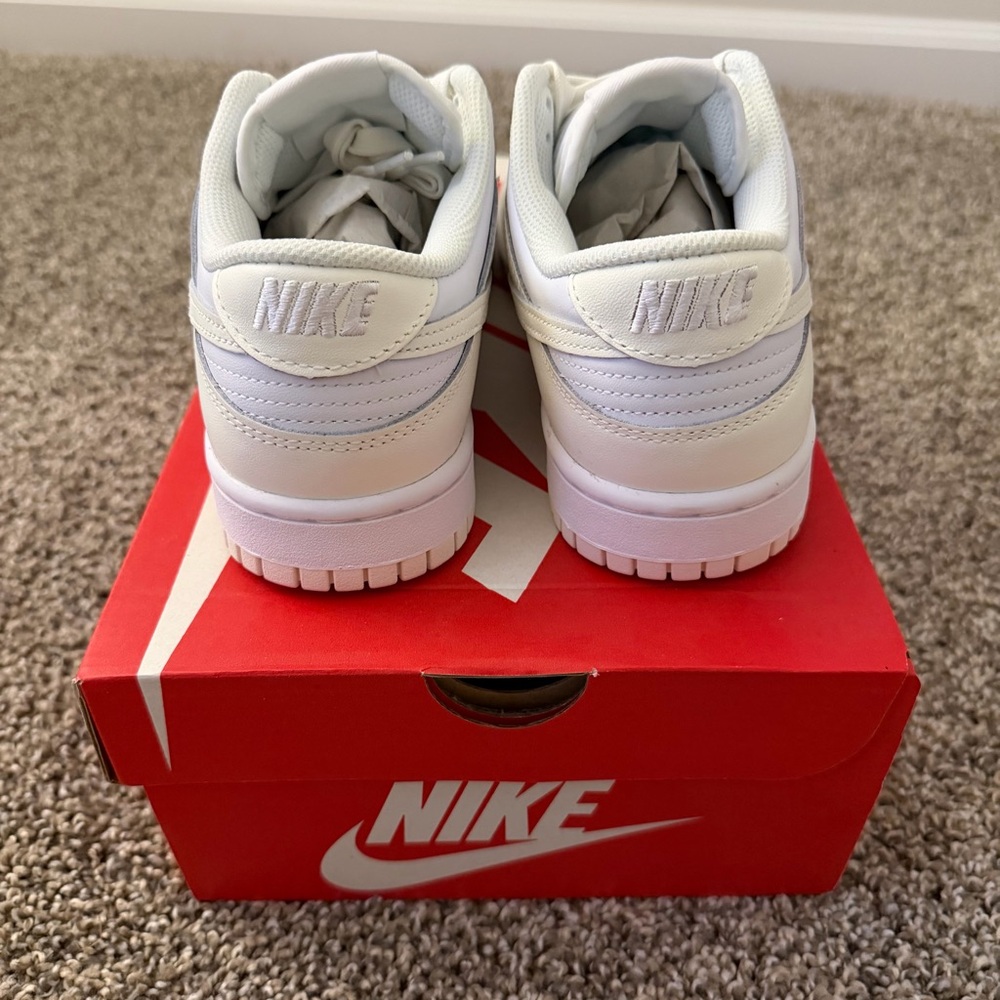 NWT Nike Dunk Low ‘White Sail’ Women’s 8.5 - Picture 5 of 9